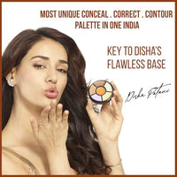 INSIGHT Cosmetics Glossy Pro Concealer Full Palette-Concealer|Conceal |Correct |Contour |Waterproof |Crease Resistance |Long Lasting |Oil Control (CR105-Concealer) (Pack Of 4)