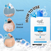 Chemist at Play Hydrating Body Wash | With 5% Hyaluronic Acid Bodywash for Intense Hydration | Reduces Flakes & Itchiness | For Dry Skin | Polyglutamic Acid & Hyaluronic Acid | For Women & Men | 236ml