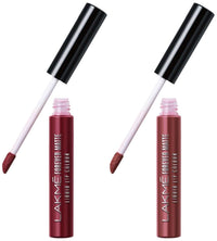 Lakmé Forever Matte Liquid Lip Colour, Nude Dream, 5.6 Ml & Lakmé Forever Matte Liquid Lip Colour, Red Sangria, 5.6 Ml