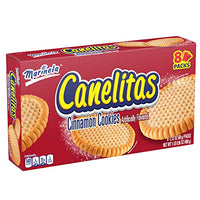 Marinela Canelitas Crispy Cinnamon Cookies, 8 packs per box, 16.96 Oz