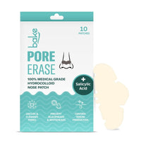 BAKE 2% Salicylic Acid Nose Strips for Pore Cleansing & Blackheads Removal | Hydrocolloid Nose Strips for Control Sebum Production (10 Strips)