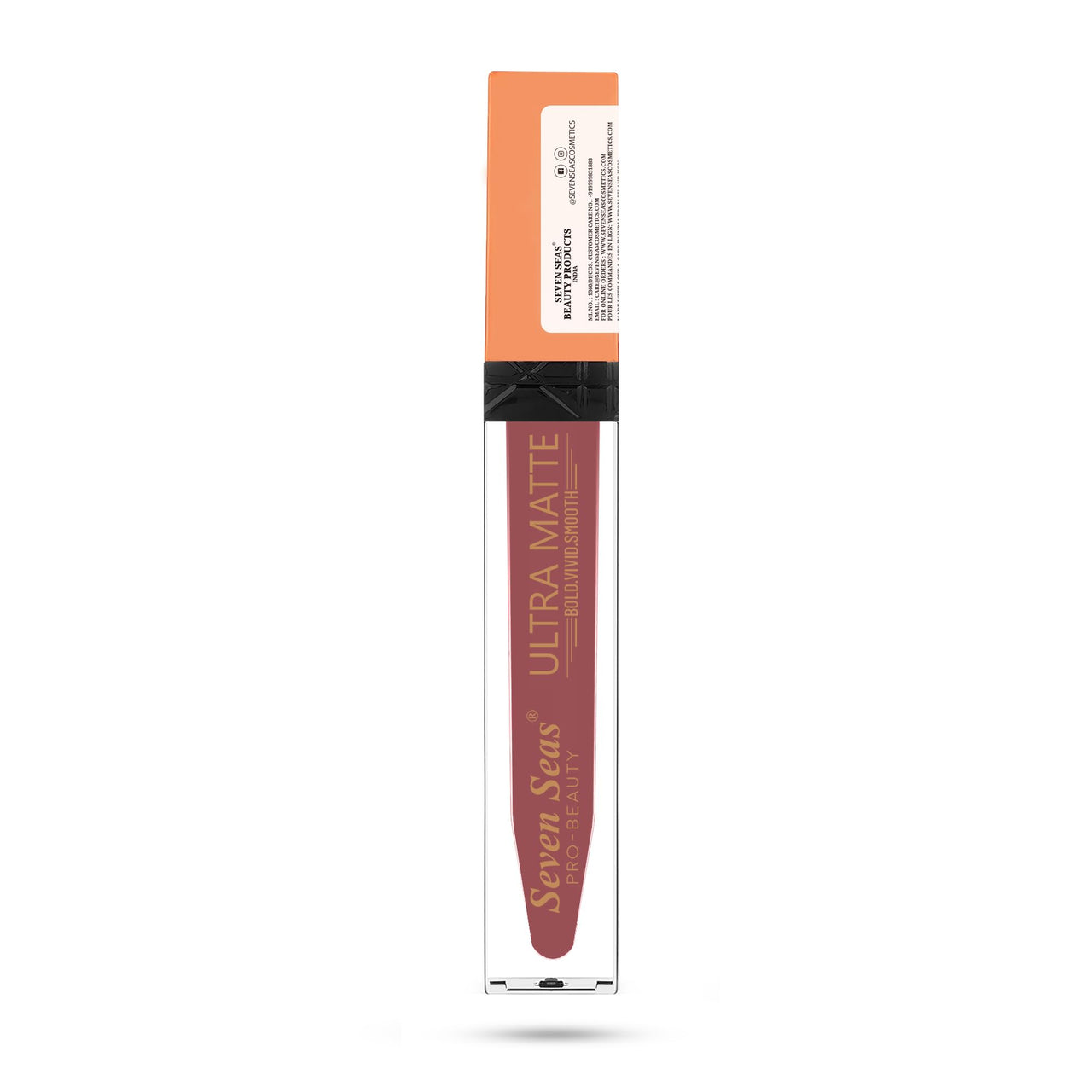 Seven Seas Ultra Matte Liquid Lipstick Trendy Nude Shade (Contessa)