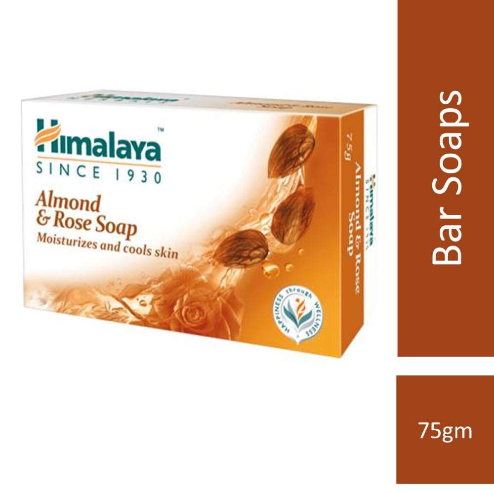 Himalaya Gentle Baby Soap (4N*75g) & Himalaya Herbals Almond & Rose Soap, 75gm