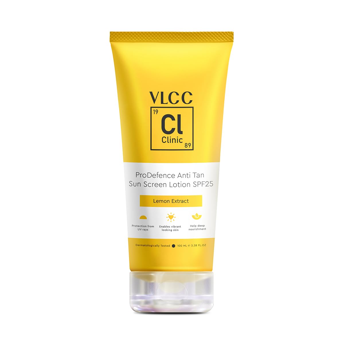 VLCC Clinic ProDefence Anti Tan Sun Screen Lotion SPF 25-100ml | Anti-Tan Lotion with SPF 25 UV Protection | Controls Tanning | Anti-tan | Sun Protection | Hydration & Nourishment | Moisturization