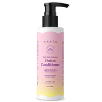 Arata Hair Fall Defense Onion Conditioner- 200 Ml Makes Hair Silky & Smooth Instantly With Onion Oil, Almond Oil, Shea Butter And Amla,1 Count