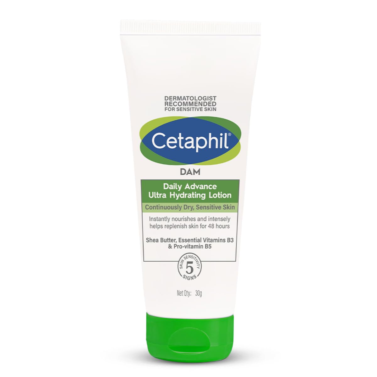 Cetaphil Dam Daily Advance Ultra Hydrating Lotion, 30g & Gentle Skin Cleanser, 125ml