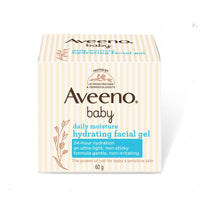 Aveeno Baby Daily Moisture Hydrating Facial Gel (Cream) 60g I Ultra-light | 24 hours moisturisation Face cream | Triple oat extract & avocado oil I Paediatrician recommended