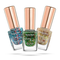 Seven Seas Easy Gel Nail Polish | Quick Dry Gel Nail Polish, Pack of 3 (Combo-24, 30ml)