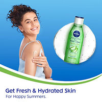 NIVEA Gel Body Lotion 390 ml | Aloe Vera | Refreshing Care For 24H Hydration | Non-Sticky | Fast Absorbing for Fresh And Healthy Skin