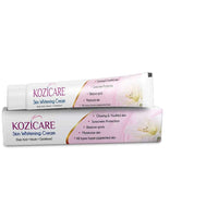 Kozicare Kojic Acid, Vitamin E, Arbutin Skin Whitening Soap, 75g (Pack Of 3) & Kojic Acid, Arbutin, Glutathione Skin Whitening & Lightening Cream, 15g (Pack Of 4)