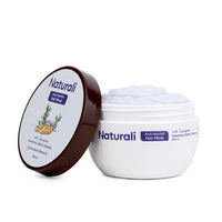 Naturali Anti-Hairfall Hair Mask With Rosemary, Ginseng & Biotin | Repairs Damaged Hair | Promotes Hair Follicle Growth | Paraben & Mineral Oil Free | 200ml