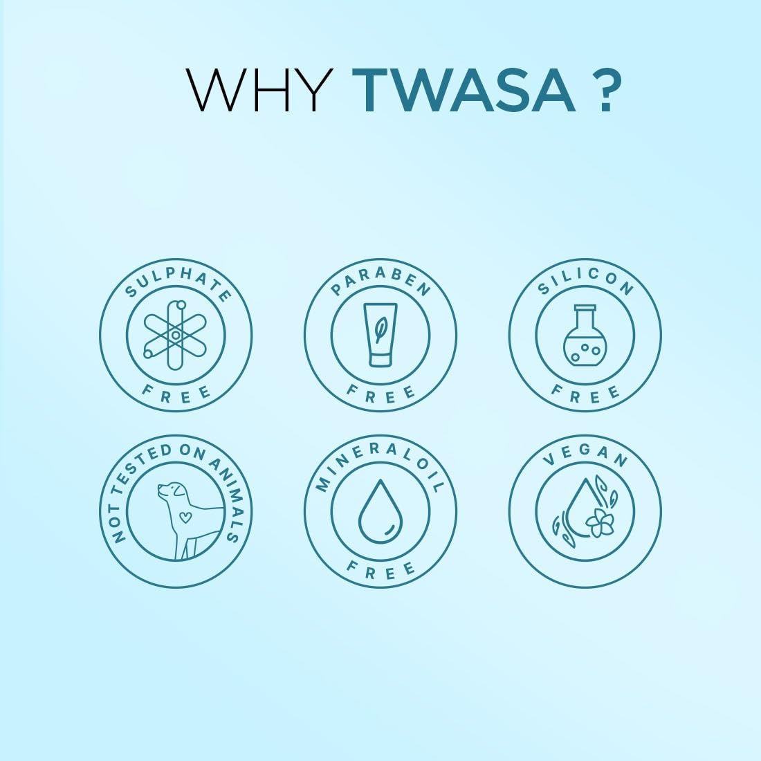 Twasa 2% Hyaluronic Acid Gel Cream 50g | Oil-Free, Non-Sticky, Light Water Gel for Fast Absorption & Intense Hydration | Long Lasting Hydration | For Dry Skin, Normal & Sensitive Skin