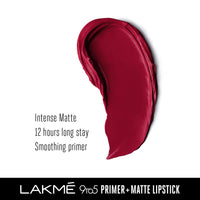 Lakmé Lipstick Burgundy Passion (Matte) & Lakmé Lip Color Deep Wine (Matte)