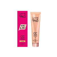 LAKMÉ 9 to 5 Complexion Care CC Cream, Honey, 30g & LAKMÉ Lip Love Chapstick, Strawberry, 4.5g