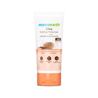 Mamaearth Chia Calming Moisturizer with Chia Seed & Ceramides for Healthy Skin Barrier | For Hydrated Glow | Co-Created with Dermats | For Dry & Sensitive Skin | 24H Long Lasting Moisturization | Fragrance Free | 80 g