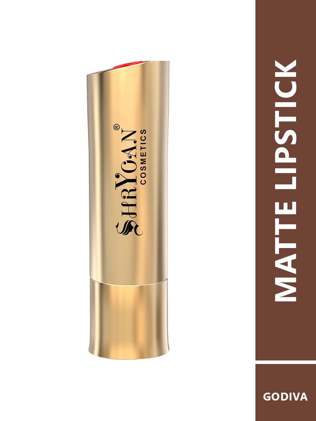 Shryoan Women's Long Lasting Non-Transfer Matte Lipstick| Smudge & Waterproof Lipstick With 24 Hr Stay (Shade 12)