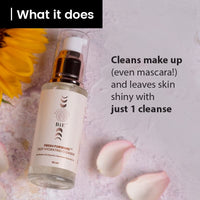 BiE Fresh Forward Deep Hydrating Cleanser With Glycerin & Geranium Oil | Hydrating & Non-Drying | Gentle Face Cleanser, Controls Excess Sebum & Make Up Remover | Gentle Face Wash for All Skin Types | 50ml