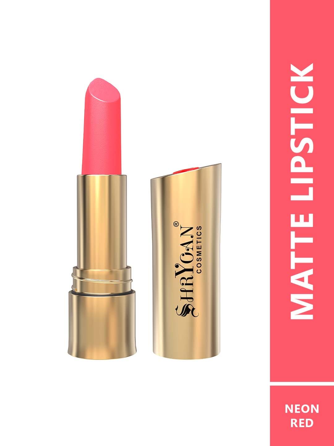 Shryoan Women's Long Lasting Non-Transfer Matte Lipstick| Smudge & Waterproof Lipstick With 24 Hr Stay (Shade 04)