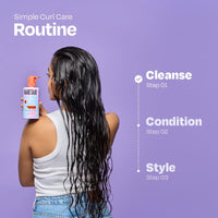 Manetain Clarifying Shampoo for All Hair Types 236ml Sulphate Paraben and Toxin Free Mild Vegan Shampoo for Women, Men with Wavy, Dry, Curly and Frizzy Hair