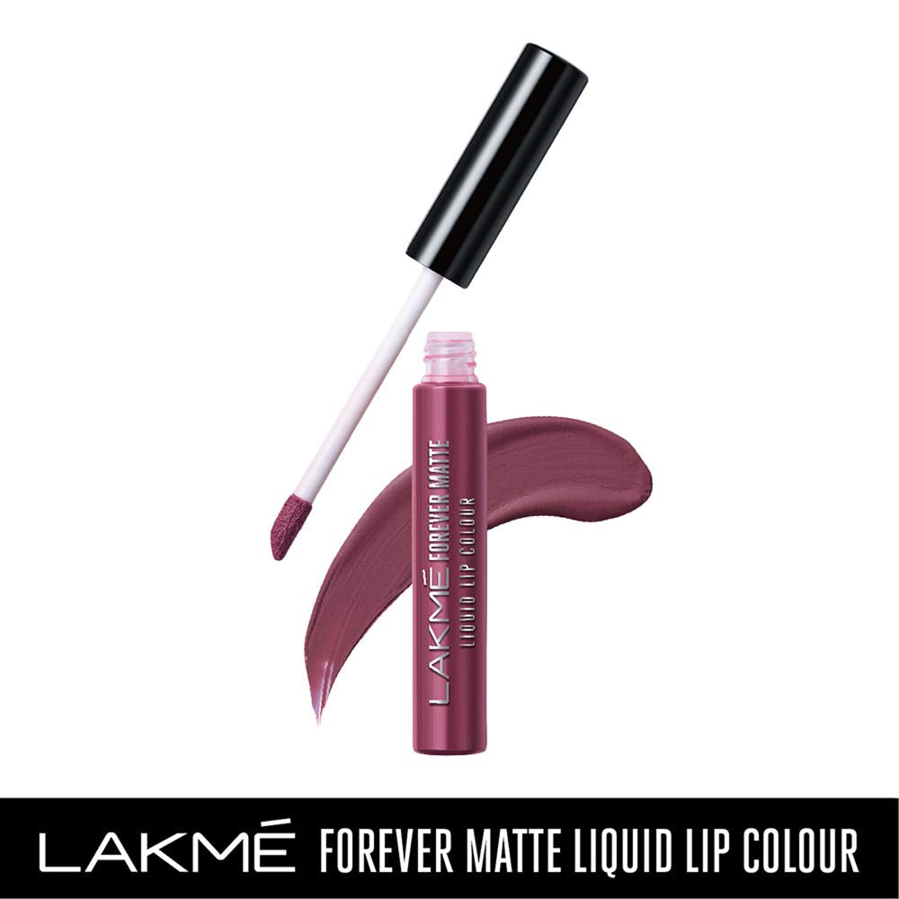 Lakmé Forever Matte Liquid Lip Colour, Mauve Ecstasy, 5.6 Ml & Lakmé Forever Matte Liquid Lip Colour, Brown Espresso, 5.6 Ml