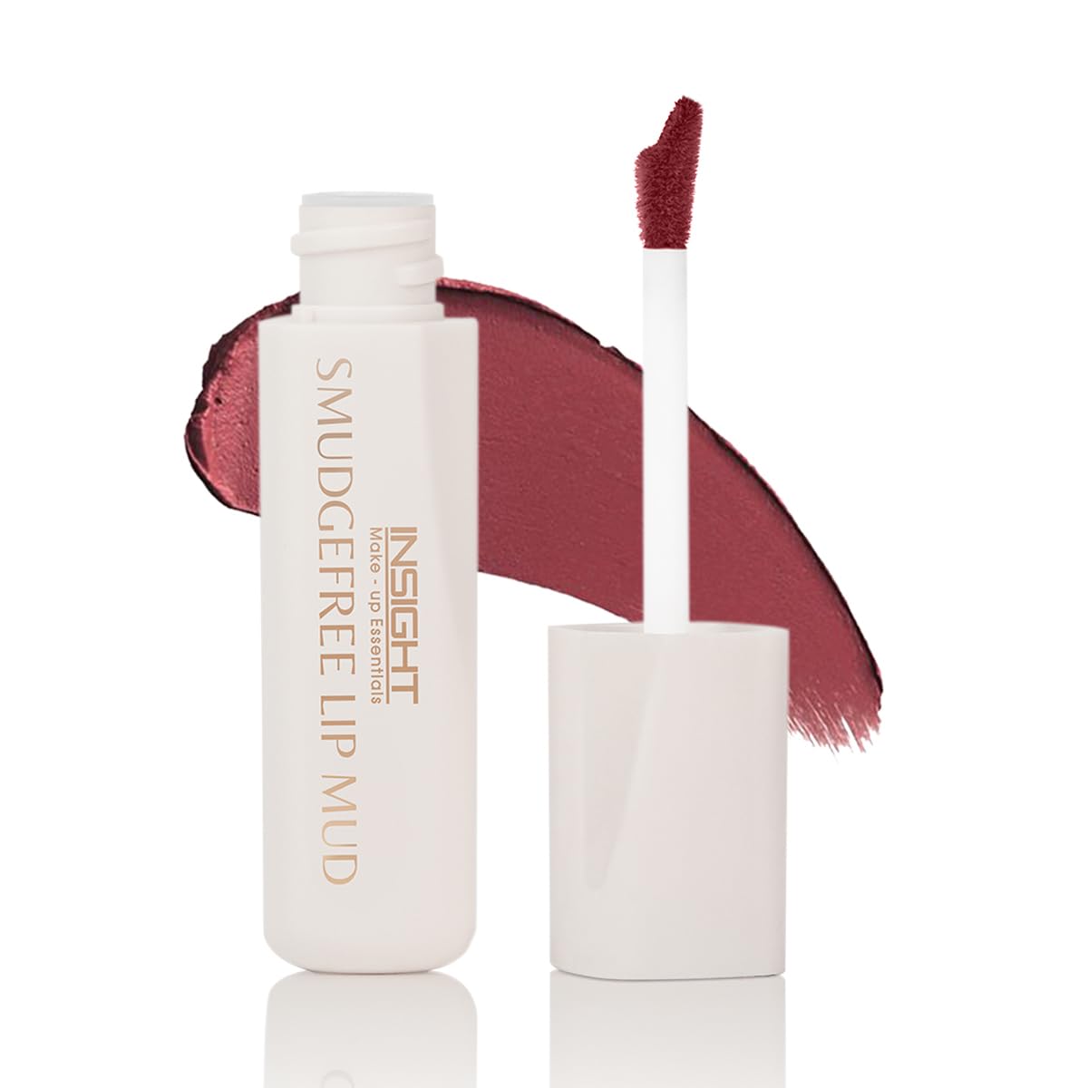 Insight Cosmetics Smudge Free Lip Mud|Ultra Matte Flawless Texture |smudge Proof |Water Proof |Long Lasting |Non Transferable |One Strock Application |Light Weight Formula,3.5 gm (Dusky Eve, 3.5 gm)