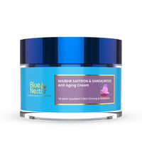 Blue Nectar Ayurvedic Anti Aging Cream For Women For Collagen Boost And Deep Moisturizer For Face Naturally Skin Firming Face Cream (14 Herbs 50g)