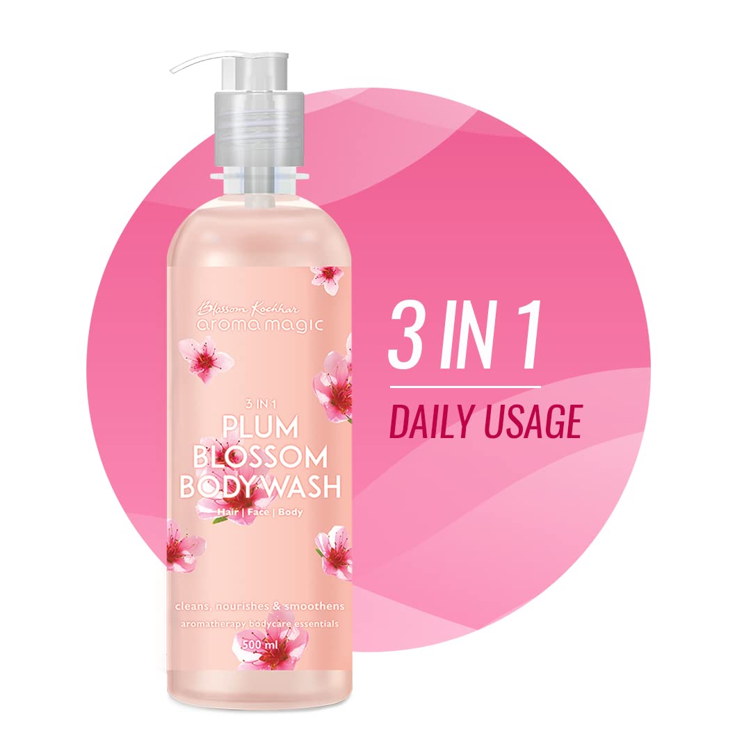Aroma Magic 3 in 1 Plum Blossom Body Wash- 220 ML