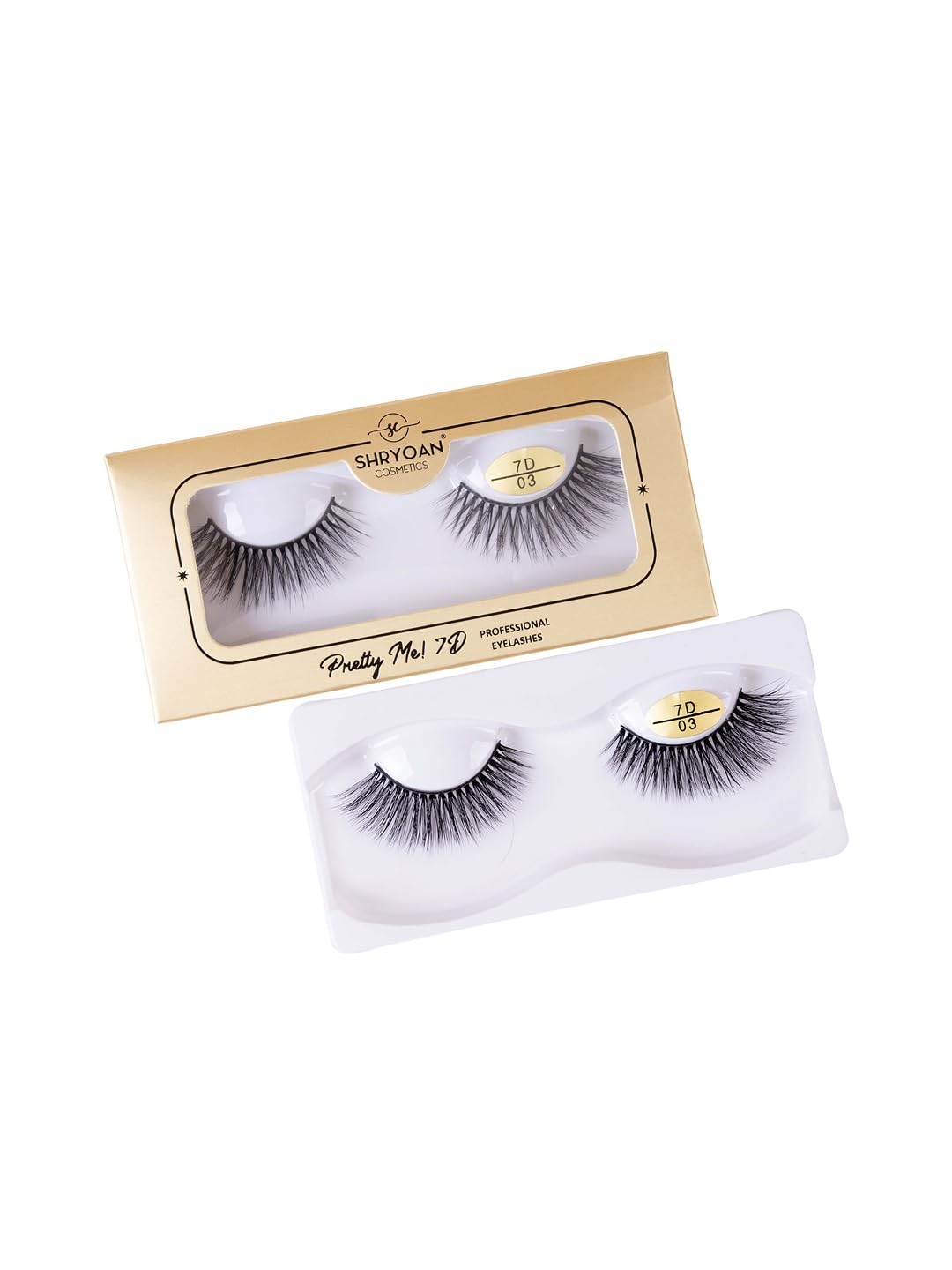 Shryoan Pretty Me 7D Professional Eyelashes - Achieve Good-Quality Volume & Depth for Every Occasion And Natural Look