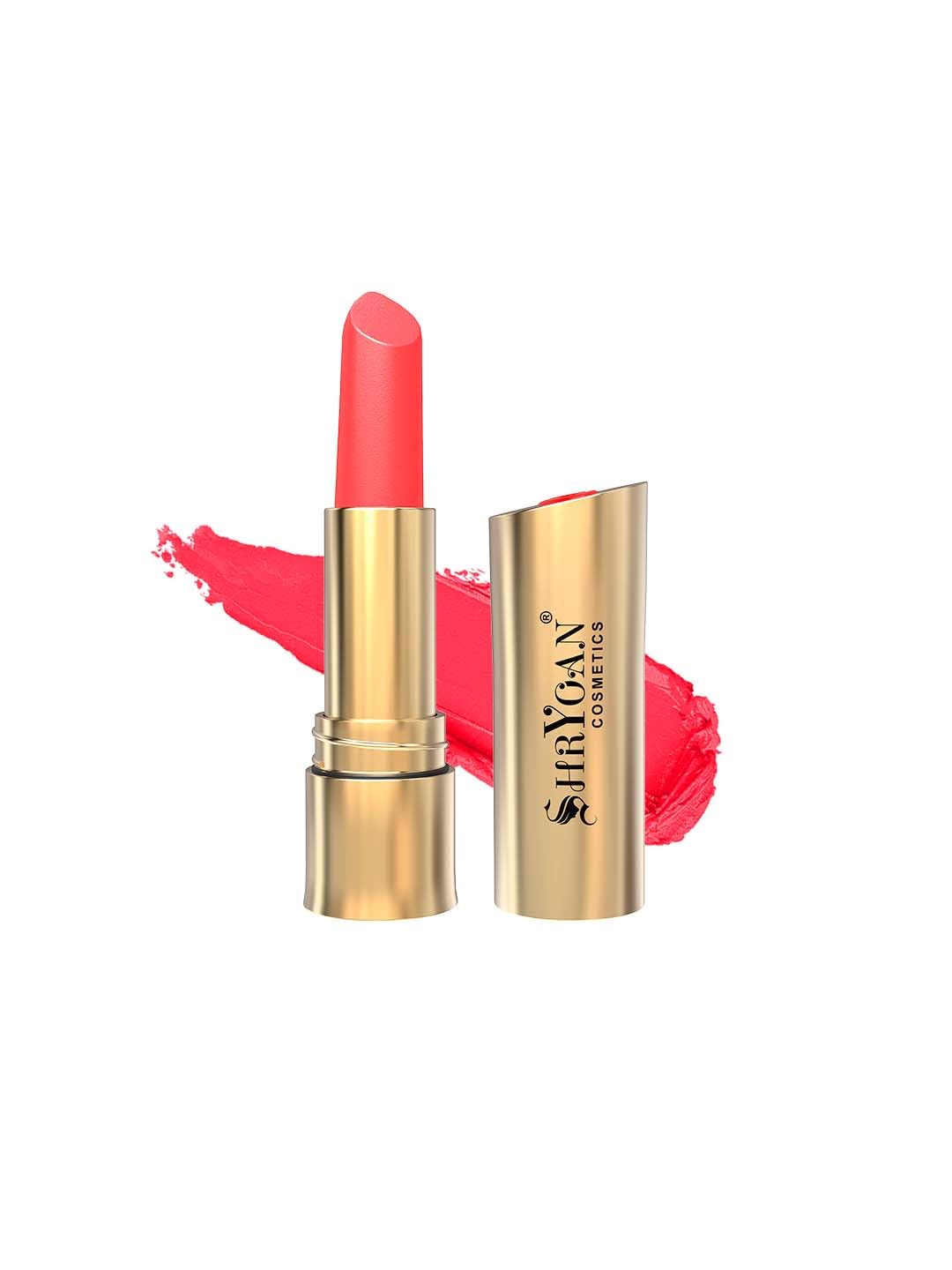 Shryoan Women's Long Lasting Non-Transfer Matte Lipstick| Smudge & Waterproof Lipstick With 24 Hr Stay (Shade 01)