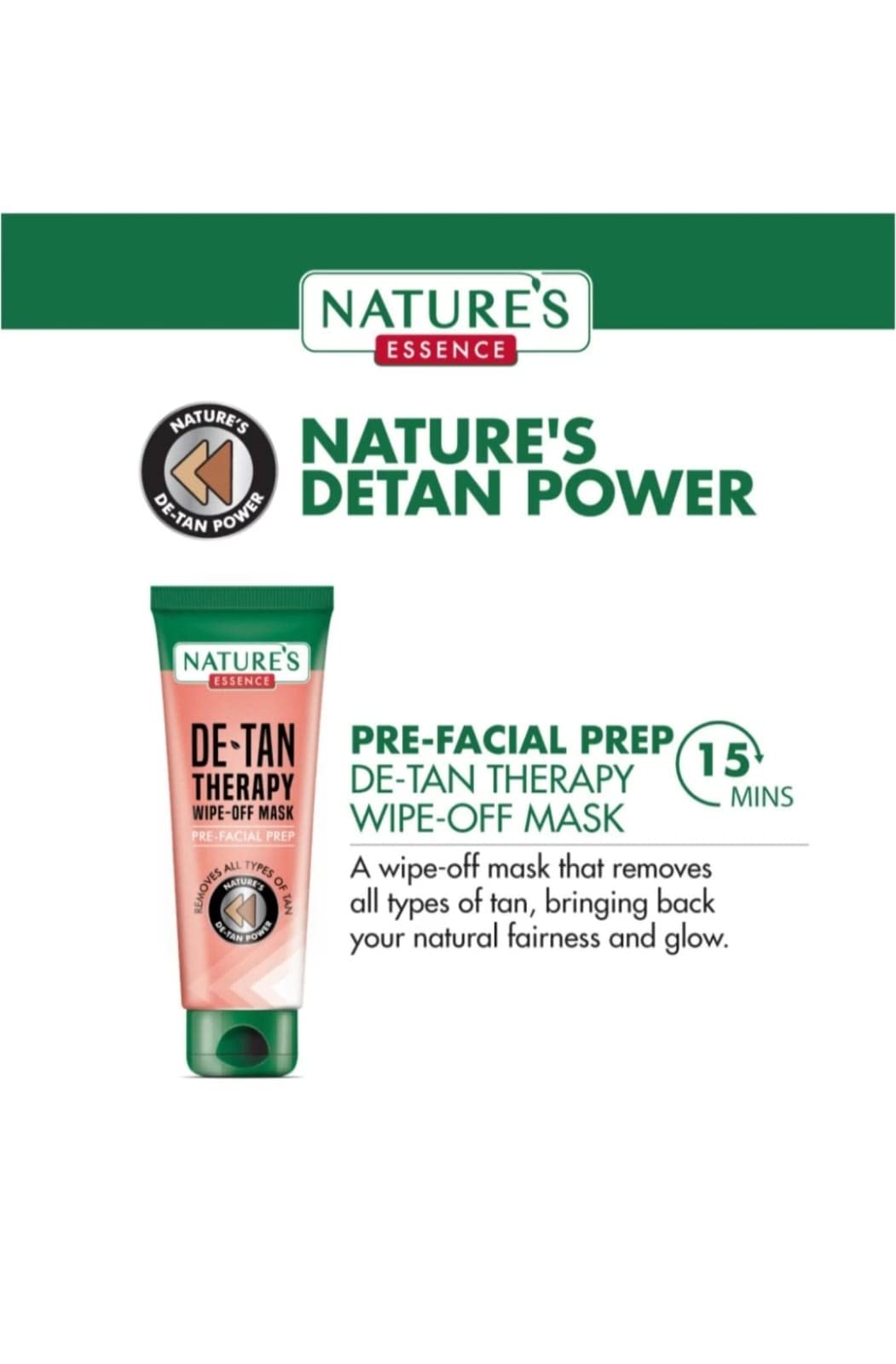 Nature's Essence Facial Kit 60Gm + 65Ml (Pack Of 5) - Face Skincare Kit