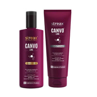 Streax Professional Canvoline Hair Care Combo (Streax Canvoline Shampoo 250 ml +Streax Canvoline Conditioner 250 ml) for Straightening Hair