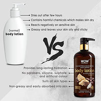 WOW Skin Science Shea Butter With Lactic Acid Body Lotion | Hydrates Very Dry Skin | Long Lasting 48 hrs Moisturization | Smoothens Rough, Flaky Skin | Calms Itchy Skin - 400ml (Pack of 2)