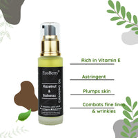 EcoBerry Hazelnut & Babassu Cleansing Oil For Dry Skin, Astringent, Increases Collagen production, Protects Against UV, Non-greasy, Natural & Handmade, Mineral Oil Free, Preservative Free, Vegan