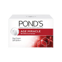 Pond's Age Miracle Wrinkle Corrector Night Cream, 50g & Age Miracle Wrinkle Corrector Day Cream SPF 18 PA++ 20g