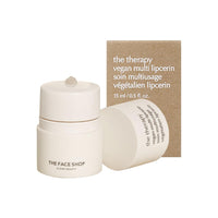 The Face Shop The Therapy Multi Vegan Lipcerin/Lip Mask with Peptides, Shea Butter & PHA