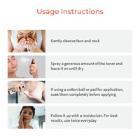 Vedix Customized Ayurvedic Toner | Saday Gentle Glow Hydrating Face Toner With Rose And Niacinamide | For Normal Skin | For Pore Tightening and Moisturizing |100ml