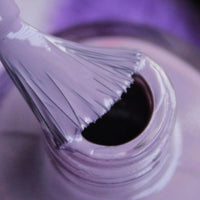 DeBelle Gel Nail Polish Viola Dew (Dark Lilac Nail Paint)|Non UV - Gel Finish |Chip Resistant | Seaweed Enriched Formula| Long Lasting|Cruelty and Toxic Free| 8ml