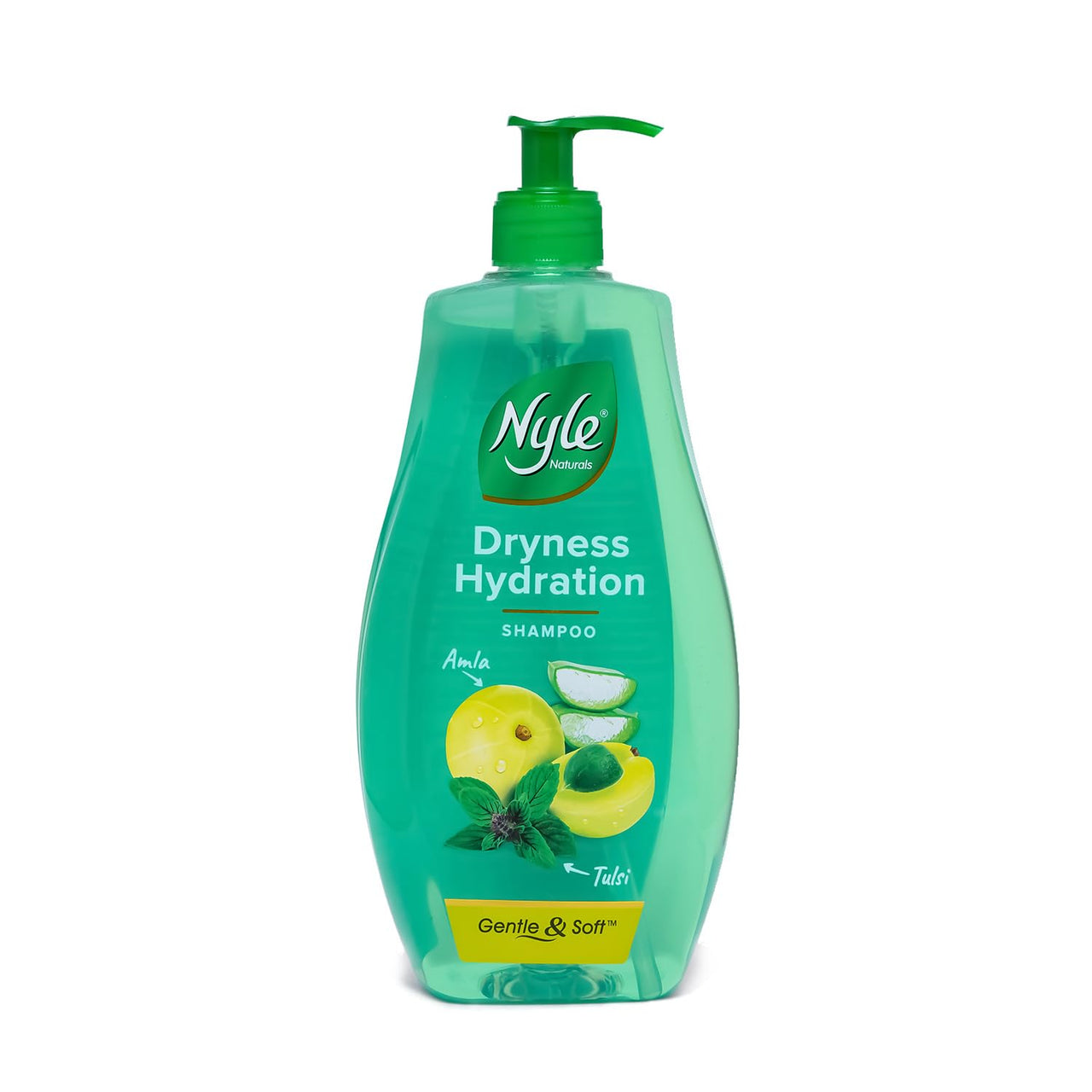 Nyle Naturals Damage Repair Anti Hairfall Shampoo, With Shikakai And Hibiscus, Gentle and soft shampoo, PH balanced and Paraben free,1L