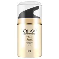 Olay Total Effects Anti Ageing Skin Cream (Moisturizer)| Fights 7 Signs of Ageing | With Niacinamide and Green Tea Extracts | Normal, Oily, Dry, Combination Skin | 50g (Normal SPF15)