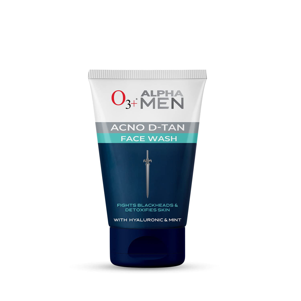 O3+ ALPHA MEN Acno D-TAN Face Wash with Hyaluronic & Mint & O3+ ALPHA MEN Bright Glow Face Wash 50g Combo