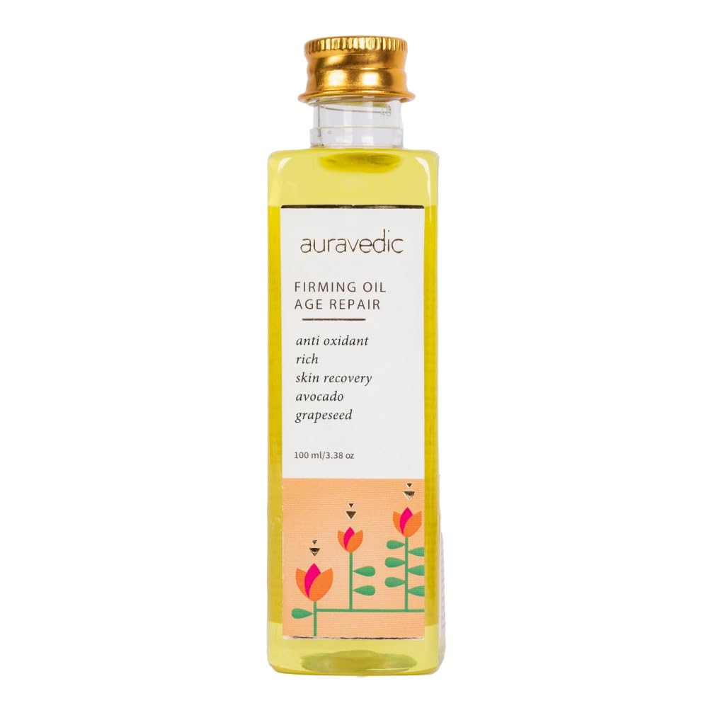 Auravedic Avocado Oil Grapeseed Oil firming body oil after bath for daily use 100 ml body oil for winter body oil for glowing skin anti aging face body massage oil for full body anti aging serum oil