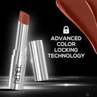 RENEE Matte Lock Lipstick - Soul, Moisturizing, Long Lasting & Weightless Formula, Intense Color Pay Off with Ultra-Matte Finish, Enriched with Avocado oil, Vitamin E, D & Beta-Carotene, 3.5 Gm