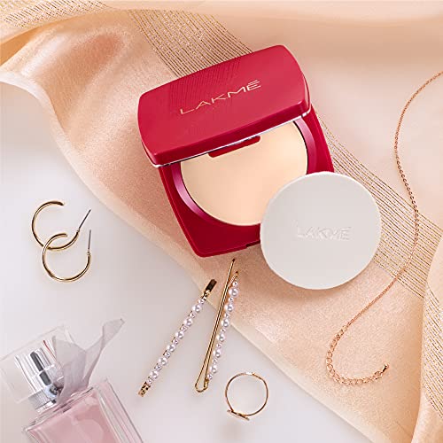 Lakme Nourishing,Smoothening Face It Compact, Coral, 9 G