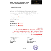 Mayskin Sunny Drip Sunscreen | SPF 50 PA++++ | Bamboo Water + Copper Tripeptide | Broad Spectrum UV Protection | Hydrates, Soothes & Repairs Sun-Stressed Skin | 3-in-1 Sunscreen, Moisturizer & Skincare Treatment | No White Cast | Dermatologist Tested | 50