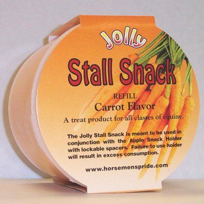 Horsemen's  Pride Stall Snack Treat Refill for Horses; Carrot Flavor