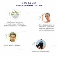 Indus Valley Bio Organic 100% Organic and Herbal Indigo Powder, for Natural Hair Coloring, Arrests Early Greying & Protects hair from Damage - 250g