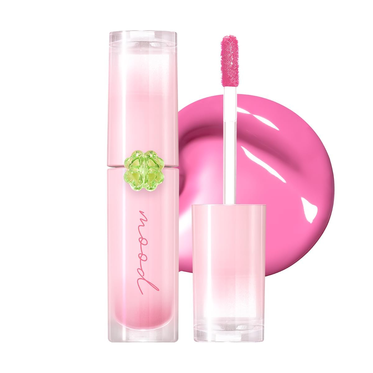 Peripera INK MOOD GLOWY TINT 021 COOLING PINK (LUCKY LOTTERY) | Glowy Lip Tint, Moisturizing Lip Stain & Lightweight Formula | Fresh & Radiant Color for a Natural, Dewy Finish