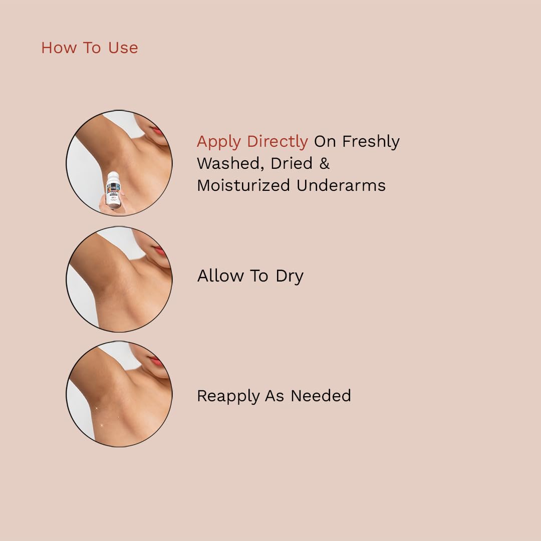 FURR 4% AHA BHA Underarm Roll On with Kojic Acid | Lush Flora Fragrance | 40ml | Helps Reduce Pigmentation, Prevents Body Odour & Brightens Skin | Dermatologically Tested | Antiperspirant