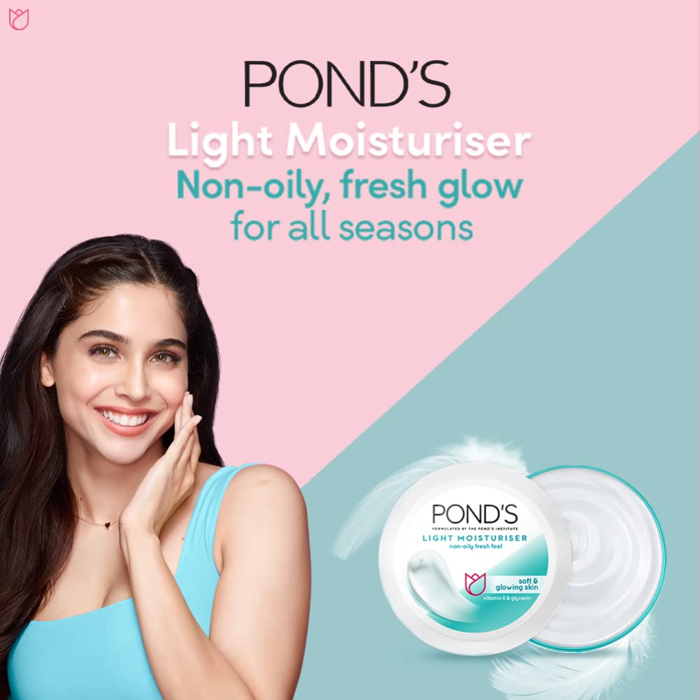 Vaseline Winter Care Combo: Deep Moisture Lotion, 400Ml With Ponds Light Moisturiser 200Ml, For Soft & Moisturised Skin