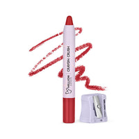 Million Colors Lip Crayon Lipstick | 8H Long-Lasting Matte | Hydrating & Lightweight | Highly Pigmented | Smudge-Proof & Transfer-Proof | Hyaluronic Acid & Shea Butter (Fierce 02, 3g)